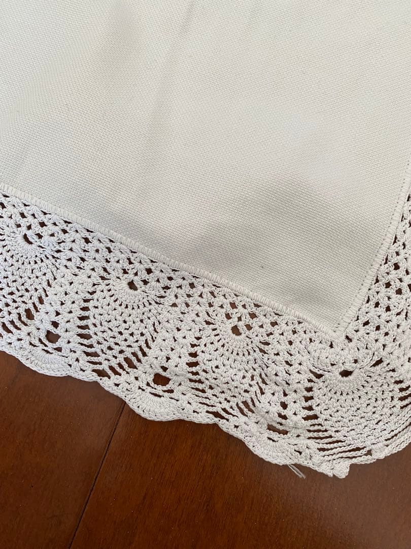 ハンドメイド　手刺繍　ソファカバー