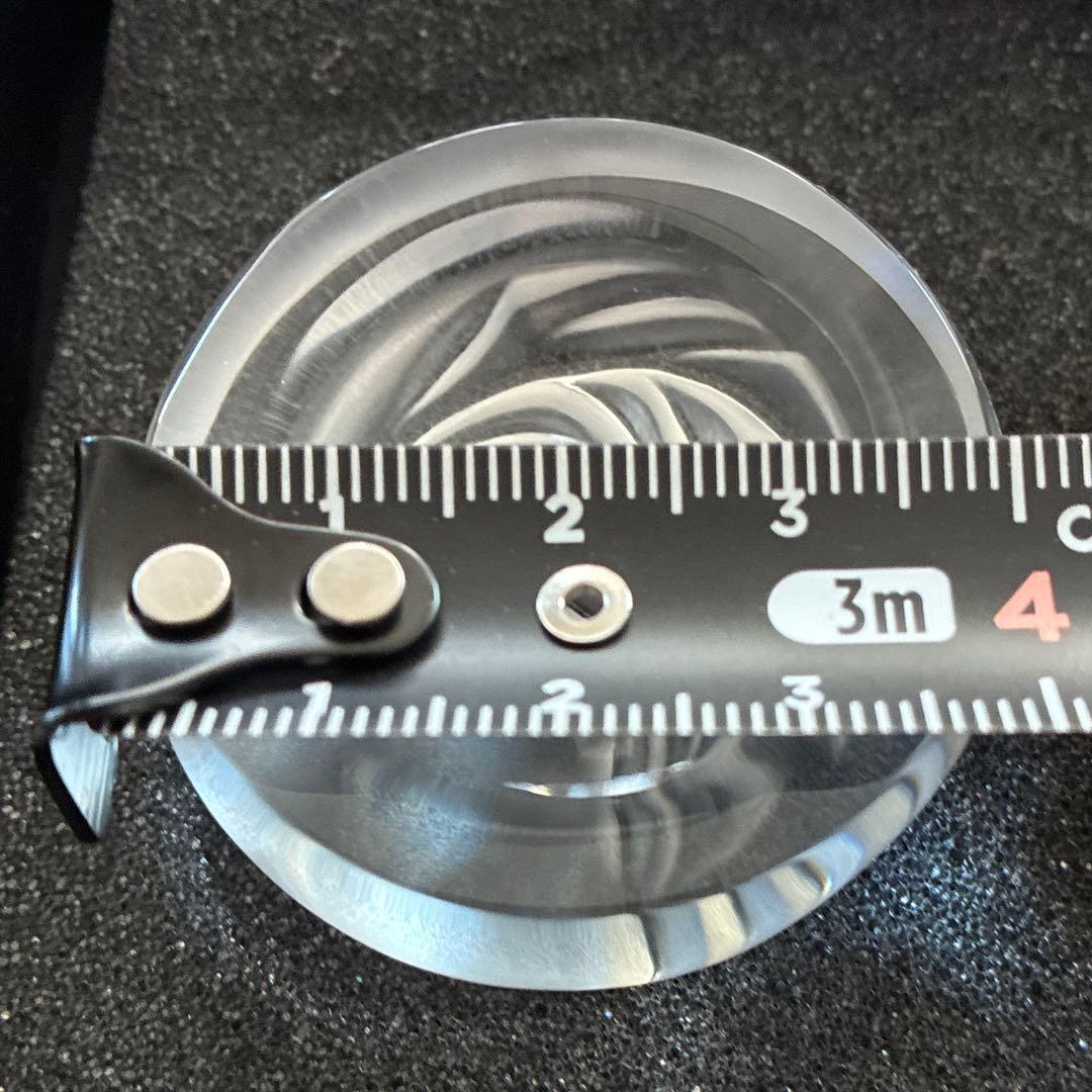 【新品未使用】LALIQUE ラリック　クリスタル 箸置 2個セット　クリスマス