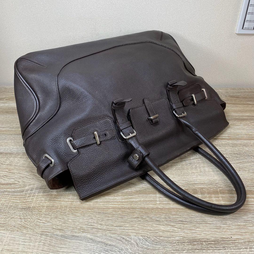 ペッレモルビダ メイデン ボヤージュ ブリーフケース ボストンバッグ　ブラウン