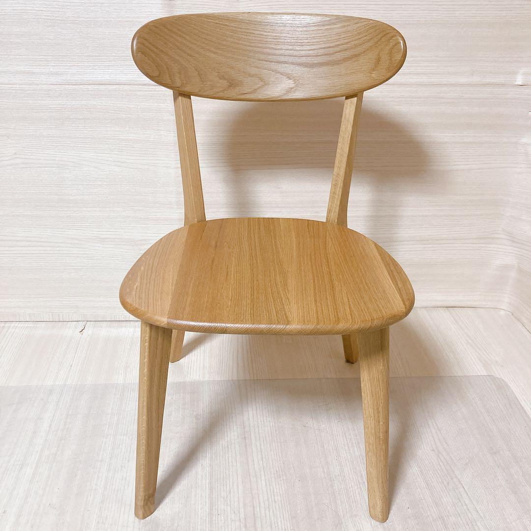 ダイニングチェア リバー  オーク材 無垢天然木 椅子 大川家具 ②