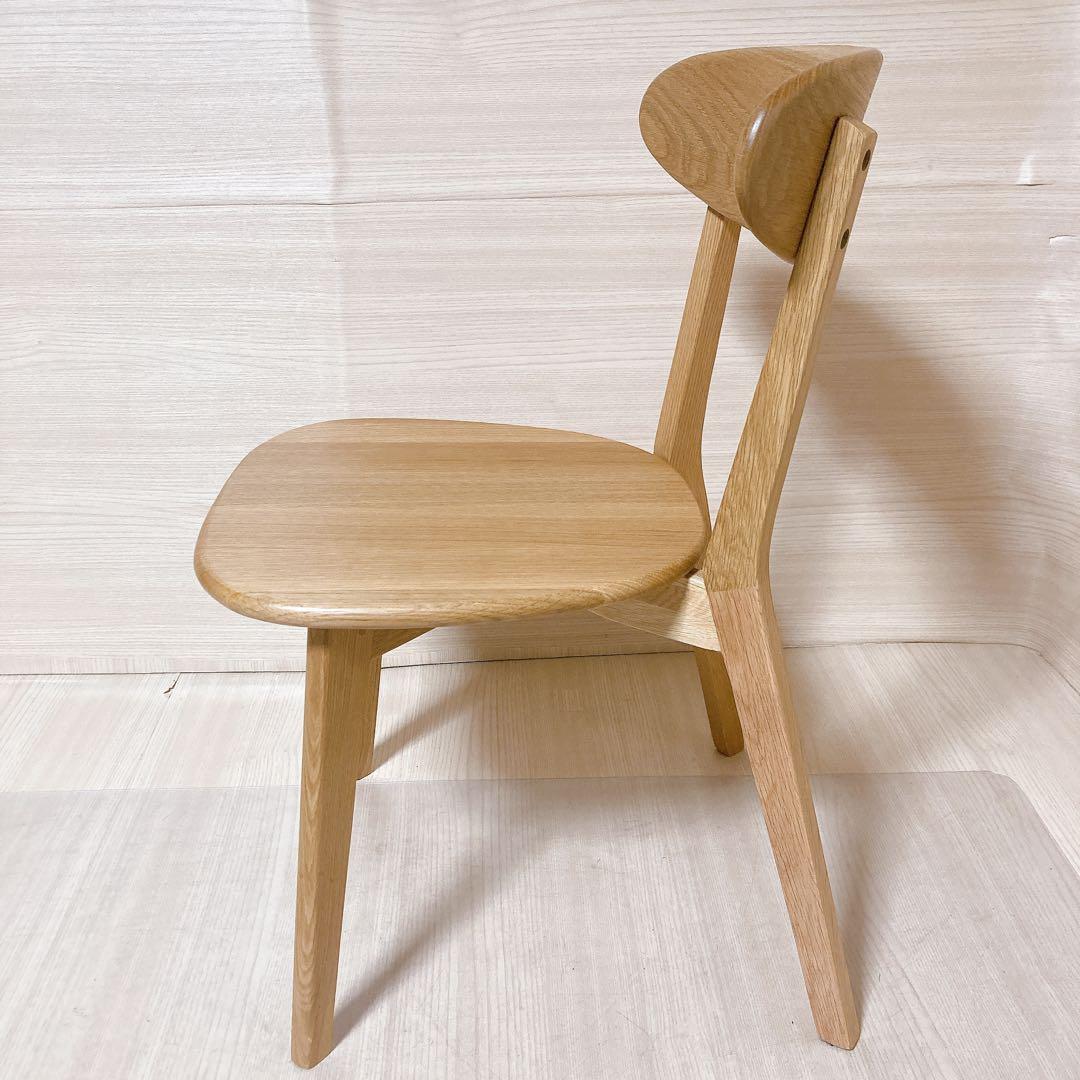 ダイニングチェア リバー  オーク材 無垢天然木 椅子 大川家具 ②