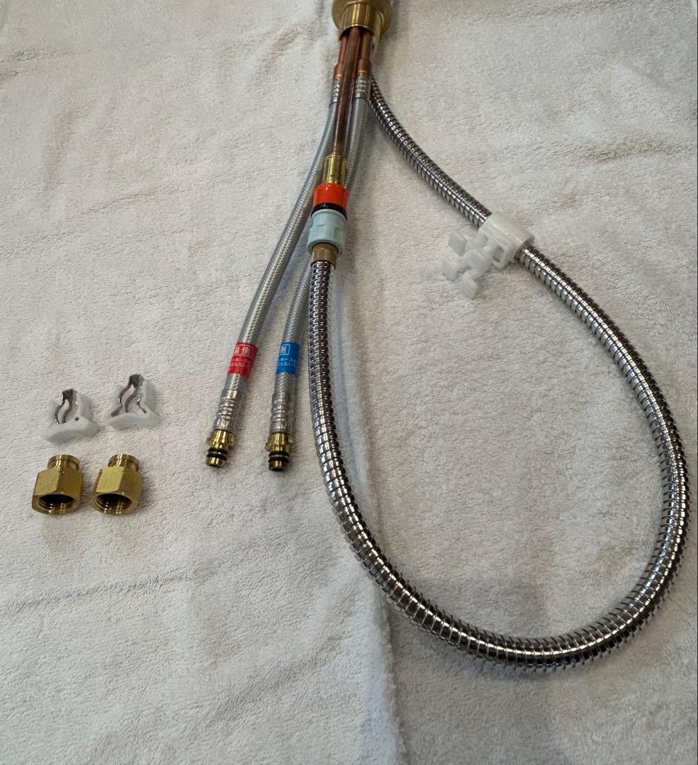 【美品】KVK シングルシャワー付き混合栓　KM6061