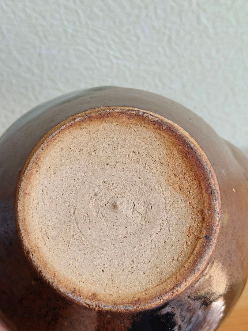 出西窯　古作　丸文土瓶　島根民藝　民芸　土瓶　バーナード・リーチ　濱田庄司