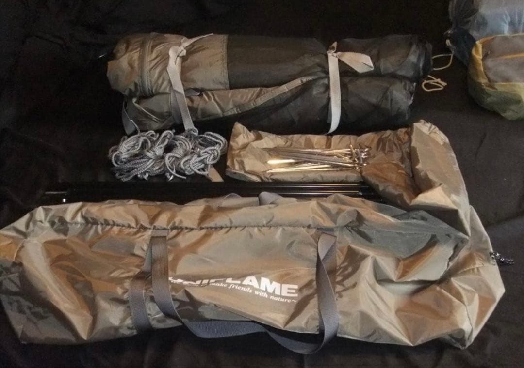 ユニフレーム　UNIFLAME　REBOタープ　（Ｍ）セット　ほぼ未使用