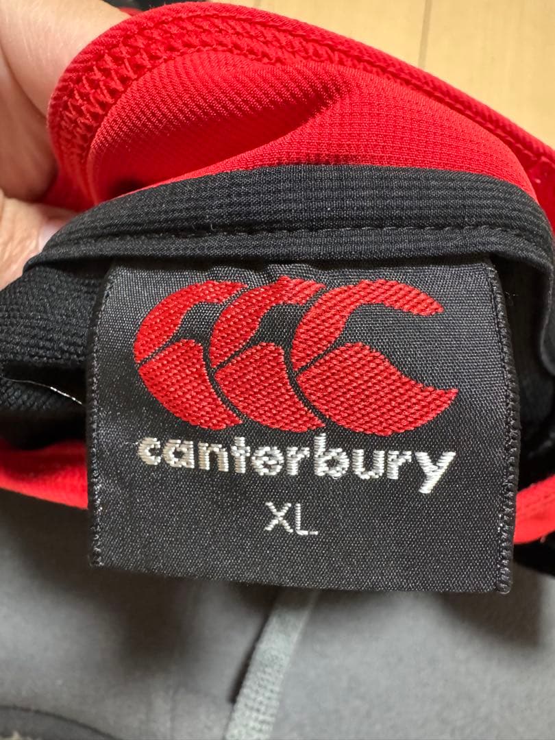 canterbury ウォームアップウェア セット 黒赤
