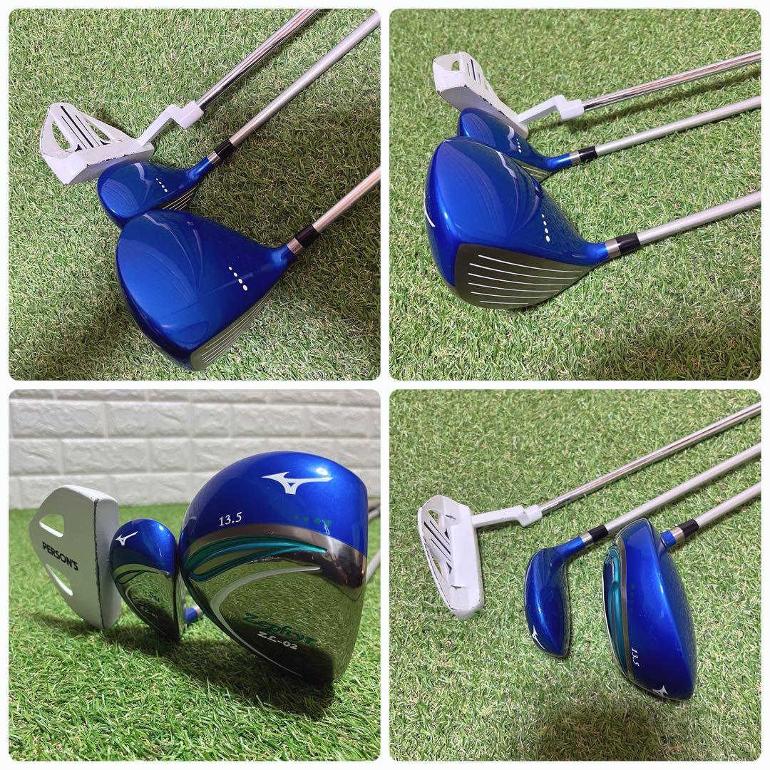 美品 Mizuno Zephyr ZL-02 レディースゴルフクラブ8本セット