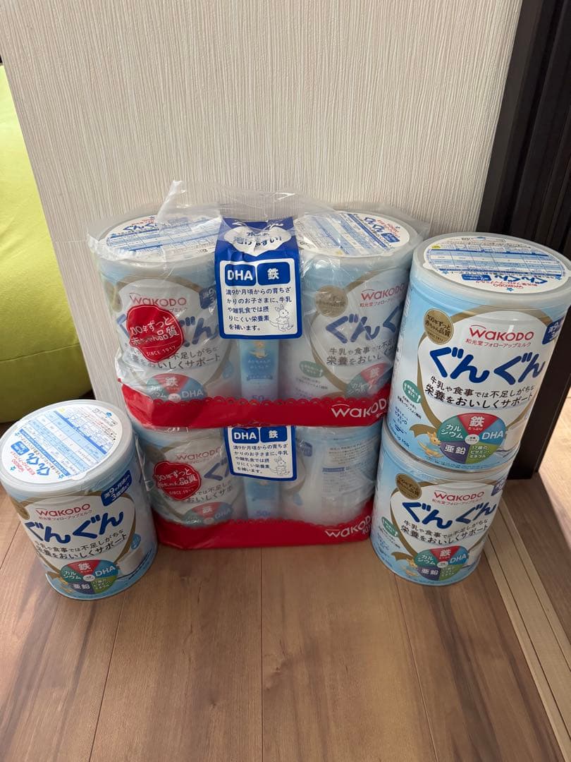 WAKODO ぐんぐん 粉ミルク 830g 7缶