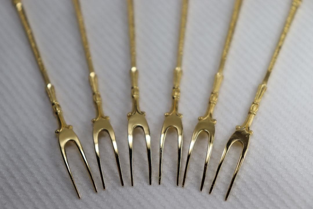 クリストフウィドマン■スターリング製フルーツピック6本セット■デコラ・クラシック