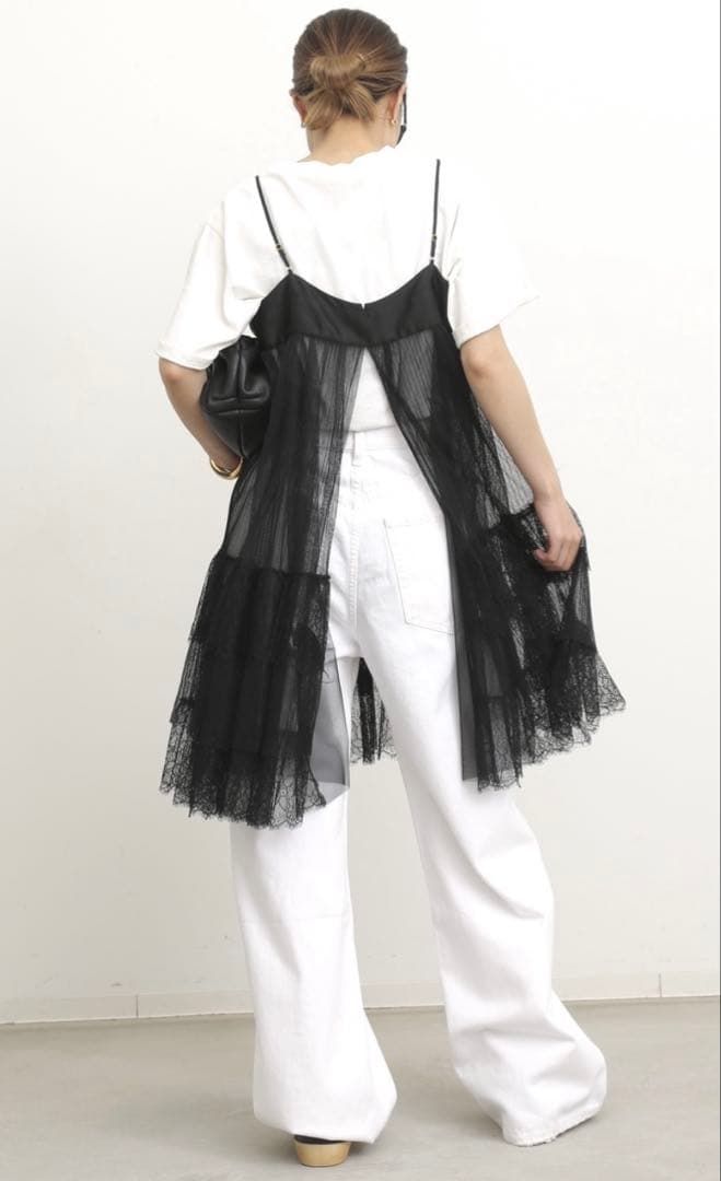 トップス Lisiere race camisole tops