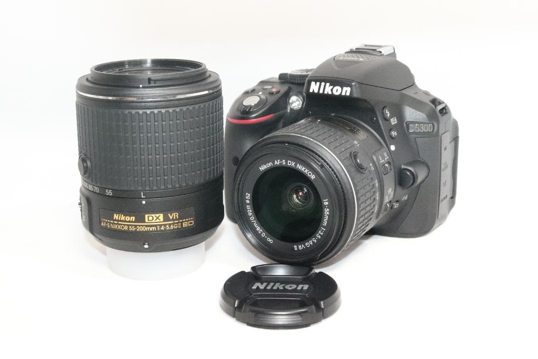 Wレンズキット⭐S回数150回 新品級⭐Nikon D5300⭐高機能 一眼