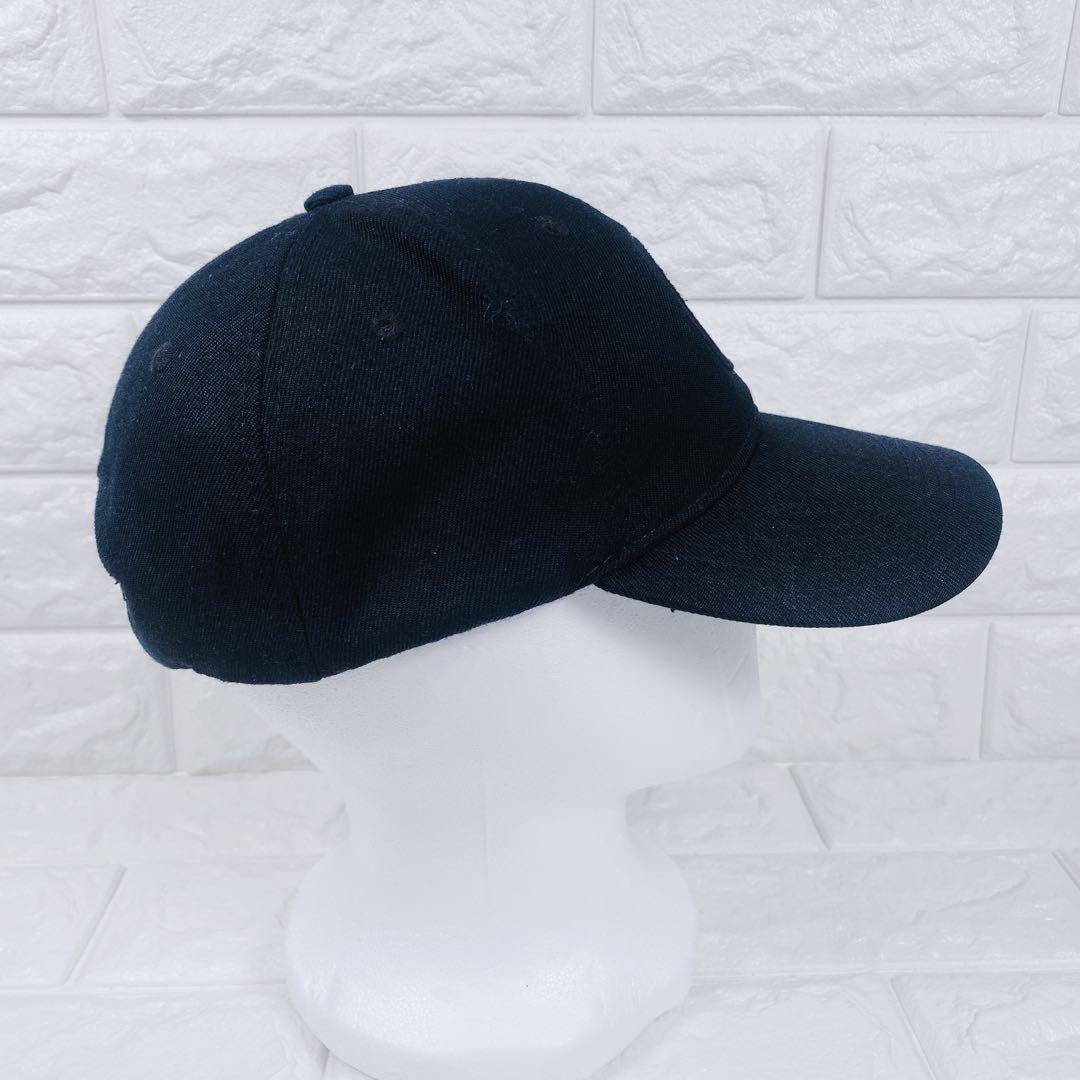 STONE  刺繍ロゴ ベースボールキャップ　ブラック L