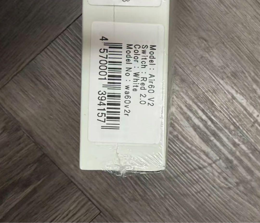 キーボード Air60 V2(赤軸2.0・英語配列) ホワイト wa60v2r