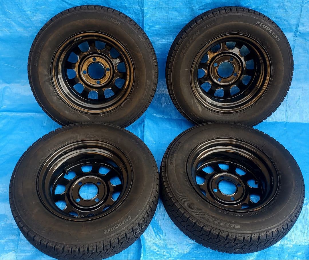 【早い者勝ち‼️】デイトナ ブラックBLIZZAK VRX2ホイールタイヤセット