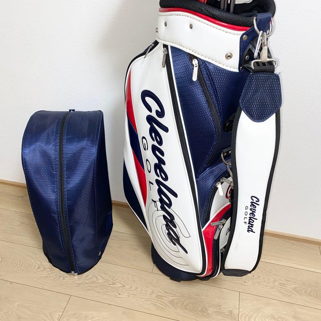 良品☆クリーブランド メンズゴルフクラブ セット☆初心者 キャディバッグ付 R右