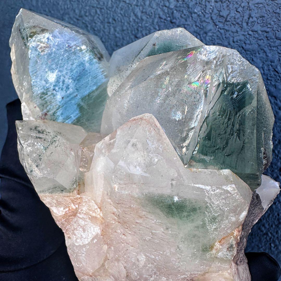 別格高級品 ❗️巨大❗️超強いパワー虹入り☆ヒマラヤ水晶 ガーデンクォーツA1487