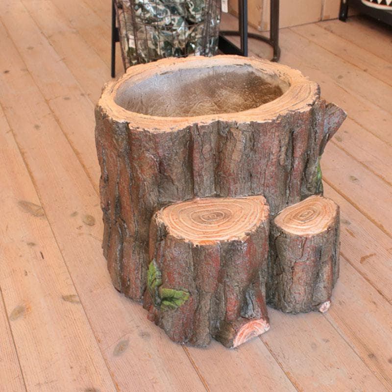 切り株プランター 鉢 植木鉢 園芸 ガーデニング ガーデン 375-255