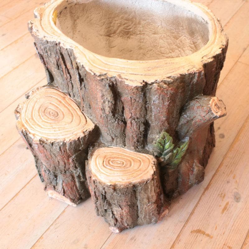 切り株プランター 鉢 植木鉢 園芸 ガーデニング ガーデン 375-255