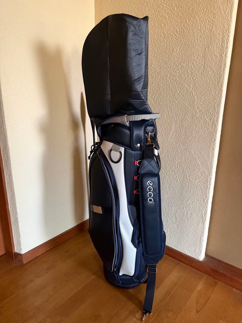ecco キャディバッグ ネイビー/ホワイト