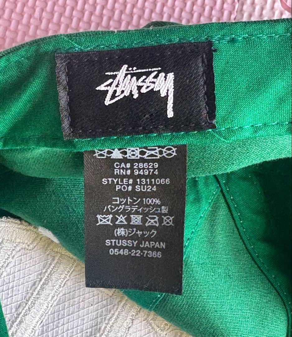 stussy キャップ　緑