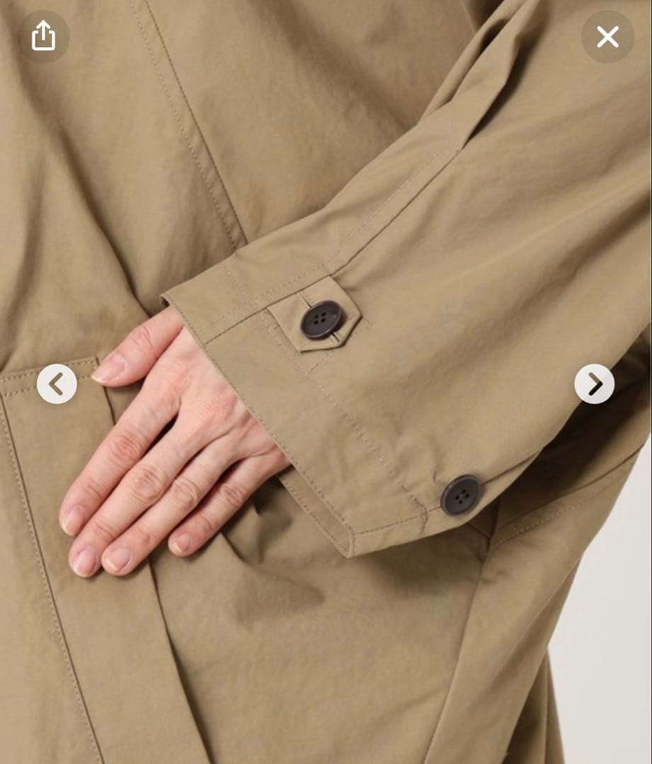 AP studio ナイロンタフタコート　スプリングコート