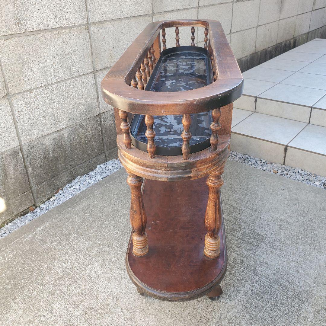 Demain ドマン イタリー 木製プランター ワゴン 木製 フラワーベース