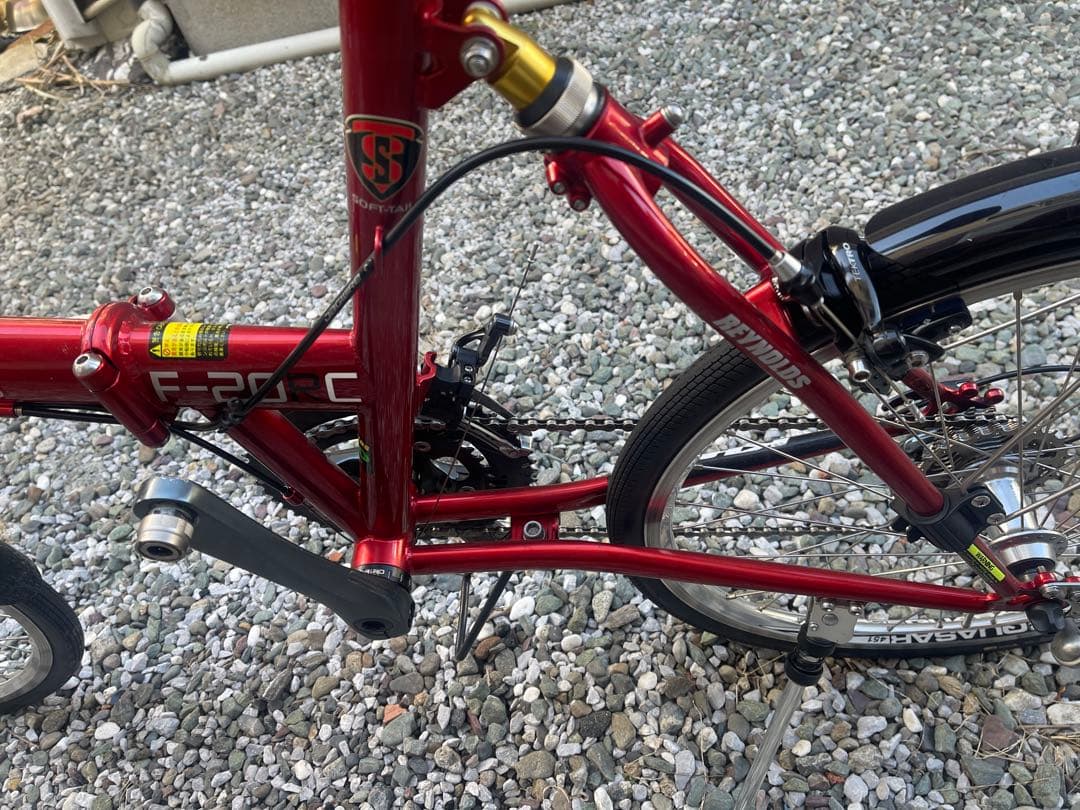 KHS F-20RC 2×10s 折りたたみ自転車 レッド