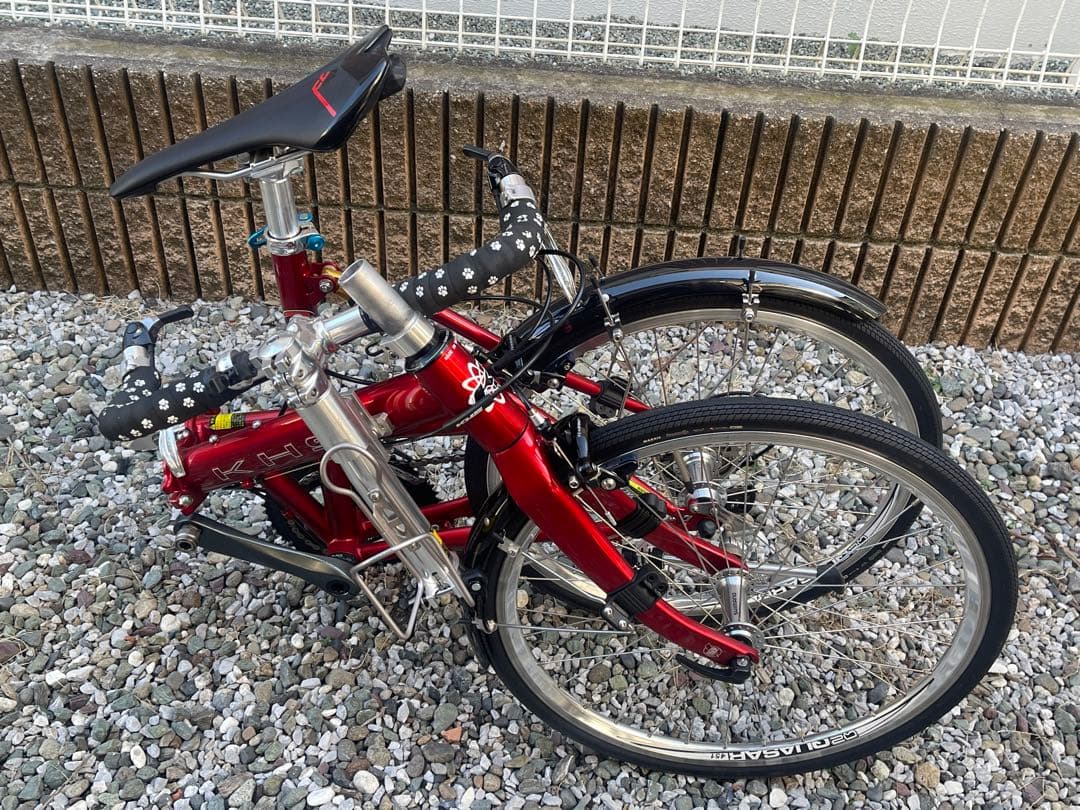 KHS F-20RC 2×10s 折りたたみ自転車 レッド