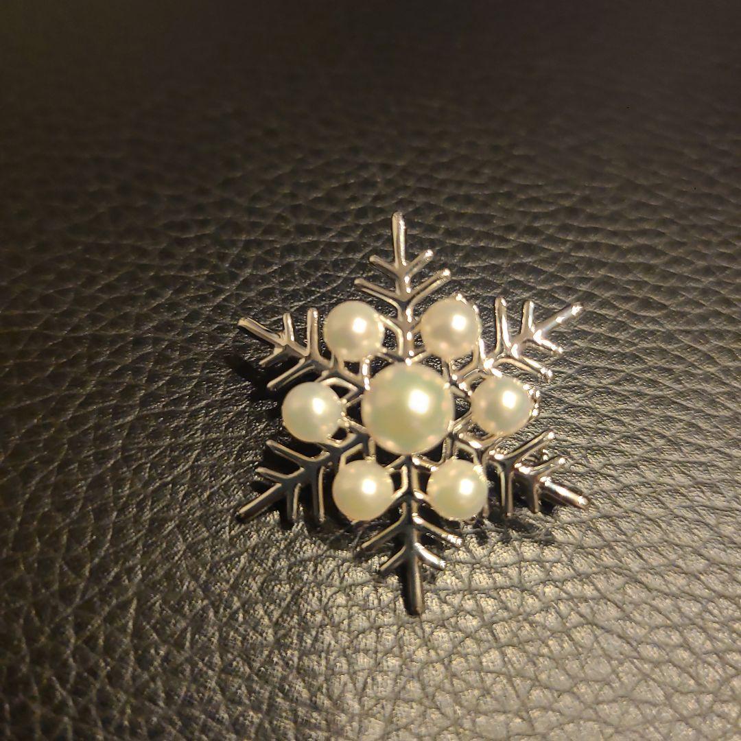 MIKIMOTO　ブローチ　パール　刻印有