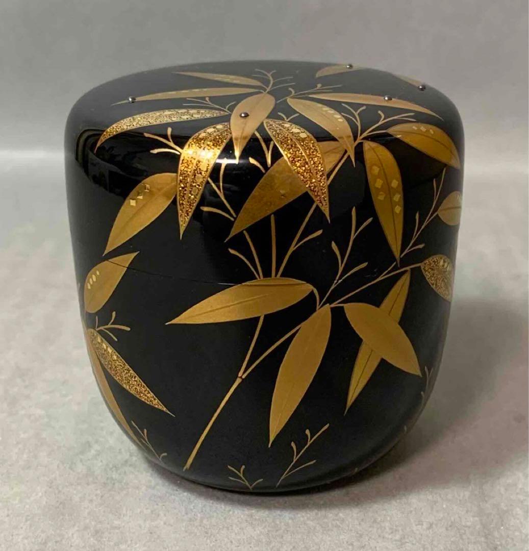 茶道具　露笹大棗　徹