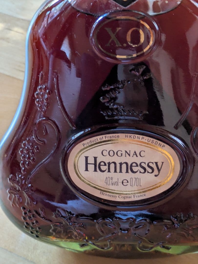 ヘネシー　コニャックX.O 金キャップ　未開封