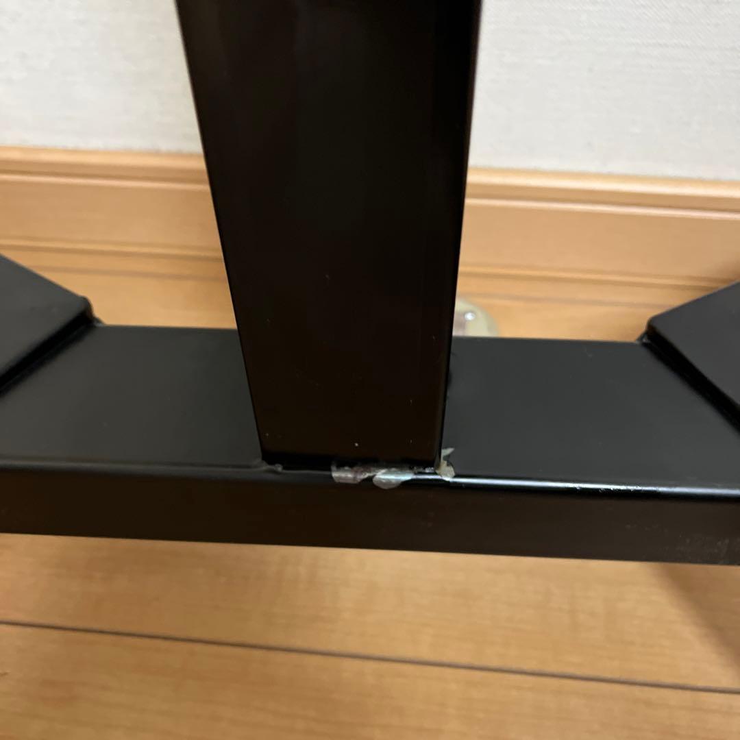 昇降デスク、黒 スタンディングテーブル 高さ調整機能付き