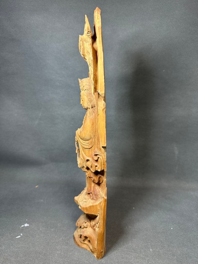 白檀　観音　木彫り　仏教美術　仏像 骨董 木像　木製　仏教　密教　置物　骨董