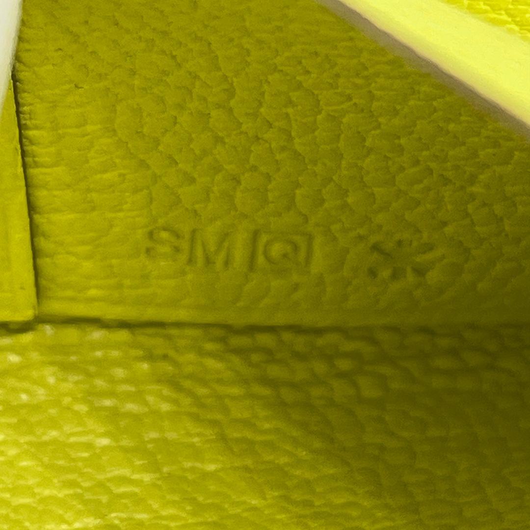 HERMES エルメス カルヴィ イエロー系 名刺入れ　カードケース フランス製