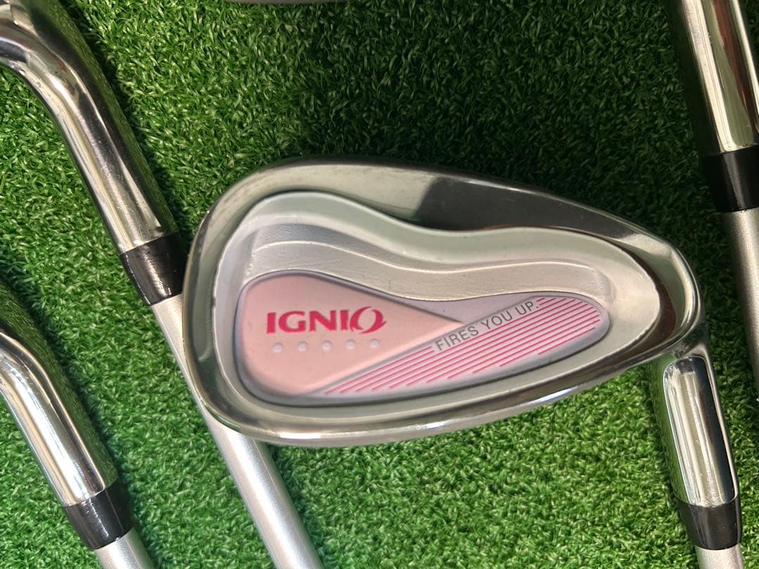 イグニオIGNIOレディース用ゴルフクラブセット☆初心者 7本セット
