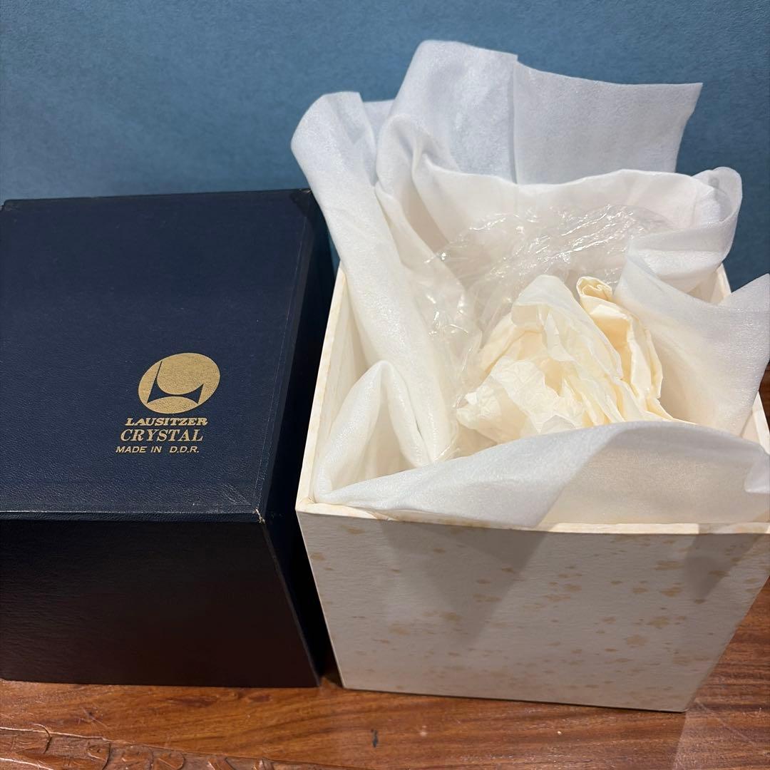 Lausitzer Crystal (ラウジッツァー・クリスタル)花瓶東ドイツ製