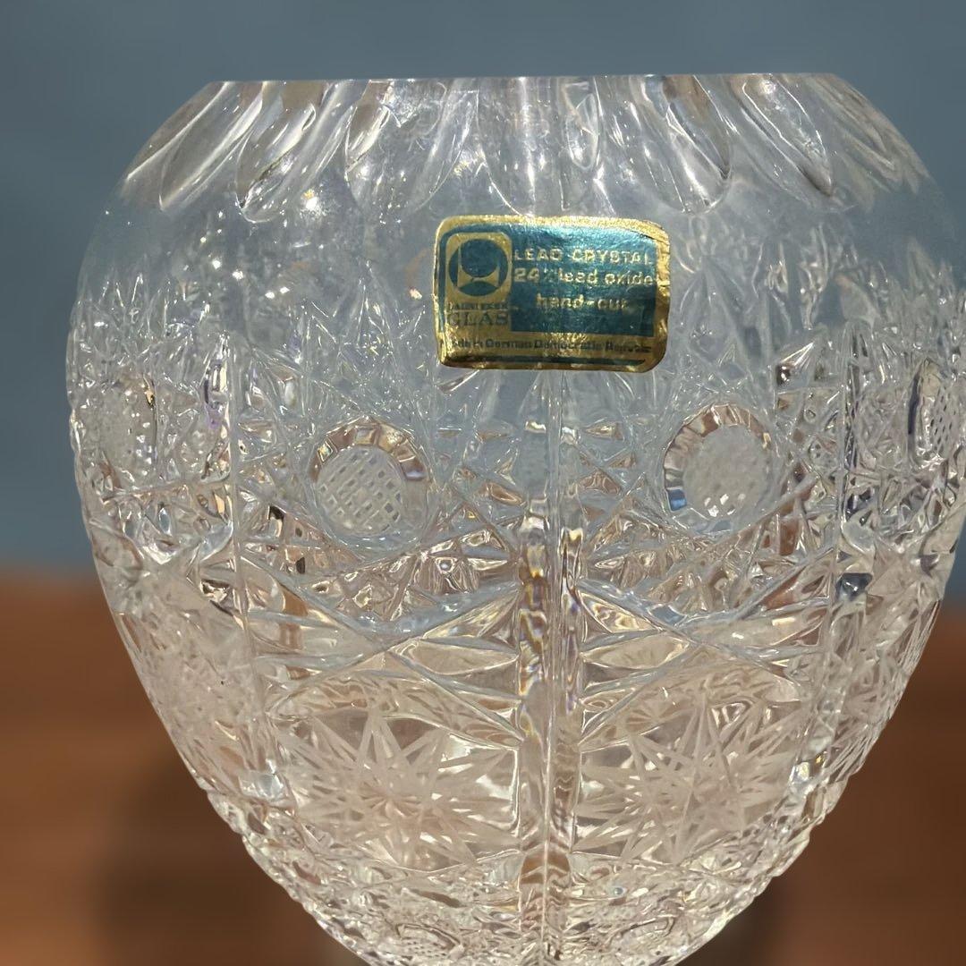 Lausitzer Crystal (ラウジッツァー・クリスタル)花瓶東ドイツ製