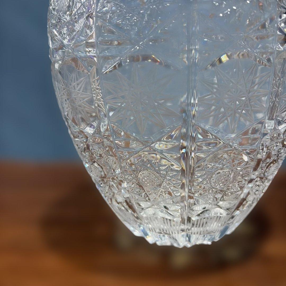 Lausitzer Crystal (ラウジッツァー・クリスタル)花瓶東ドイツ製