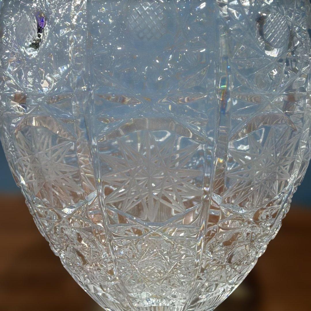 Lausitzer Crystal (ラウジッツァー・クリスタル)花瓶東ドイツ製