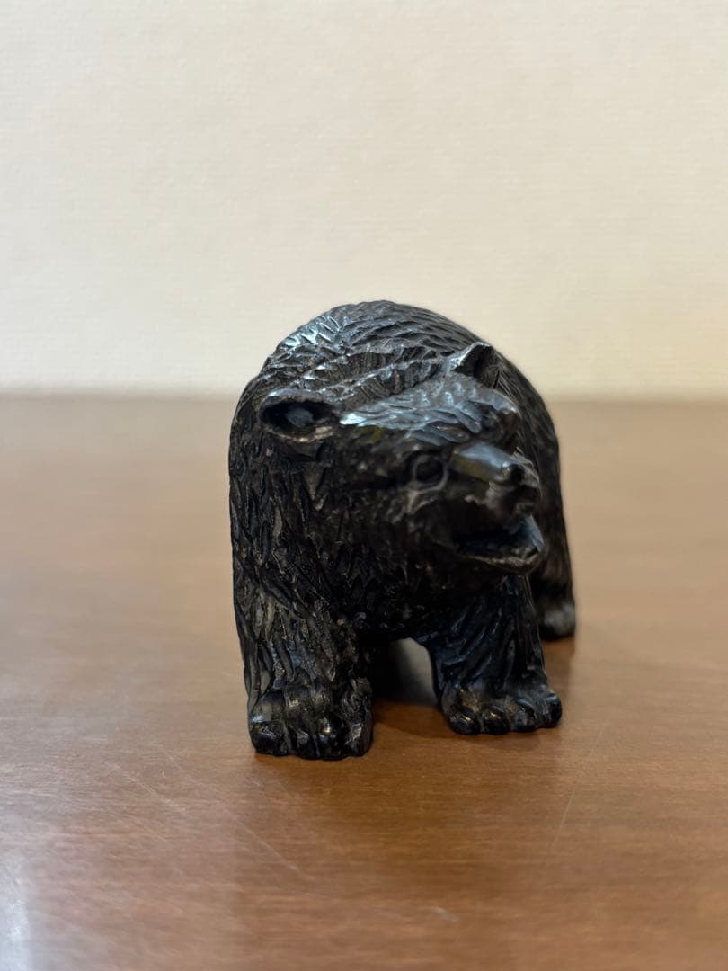 まとめ 石彫り 熊 クマ 十勝石 黒曜石 民芸品 工芸品 木彫り アイヌ ①②③