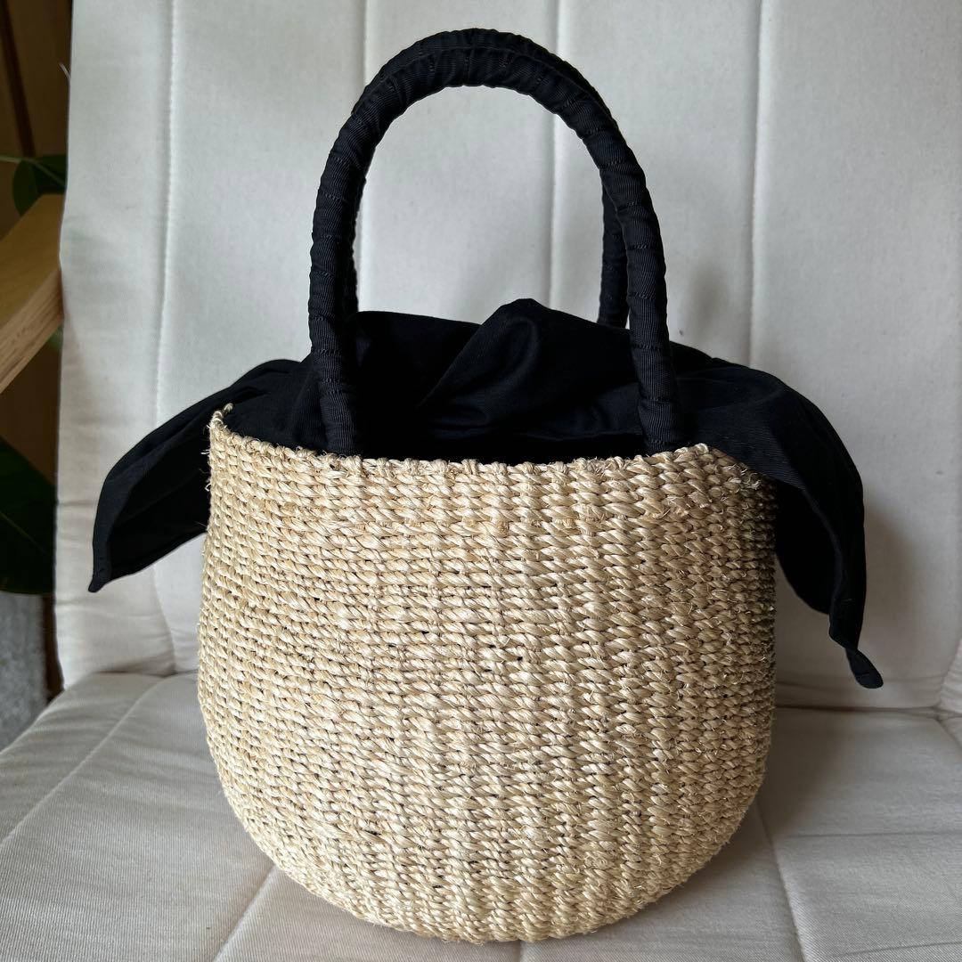 ★新品タグ付★【a-jolie-】アジョリー　かごバッグ　パールサングラス