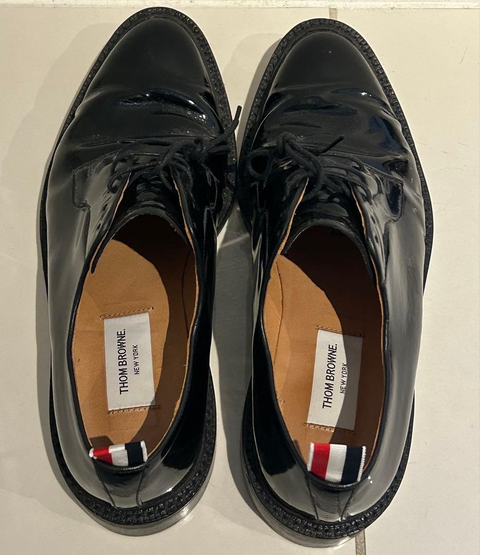 THOM BROWNE パテント シューズ エナメル トムブラウン ビジネス