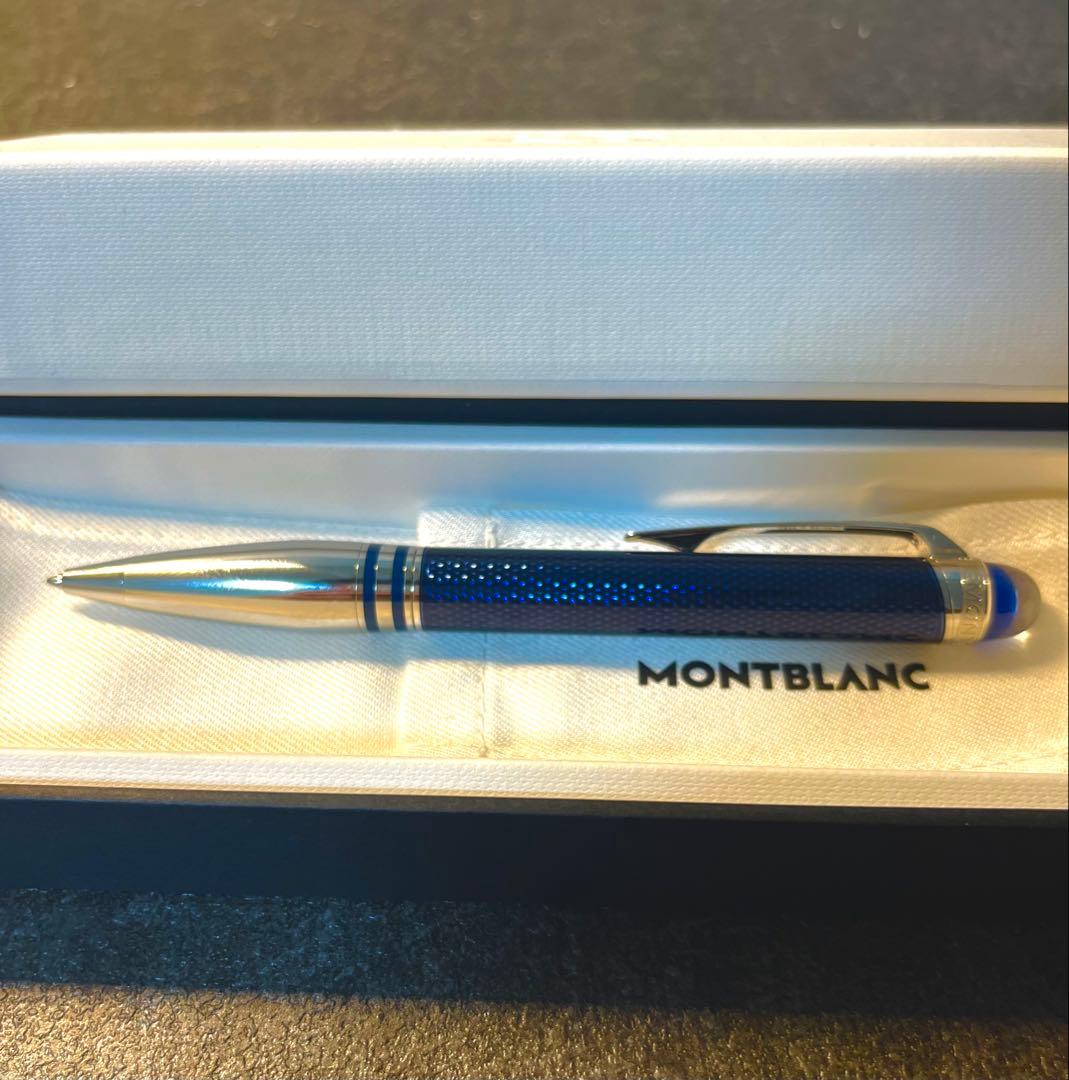 【希少】MONTBLANC スターウォーカー ブルー・プラネットメタルボールペン