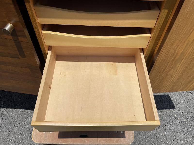 アンティーク　テーブル　サイドボード　ヴィンテージ　引出　収納