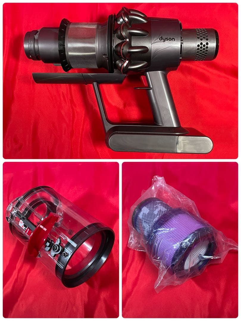 ダイソン⑤SV14V11 純正スタンド 新品パイプ付　ヘッド選択式　補強トリガー