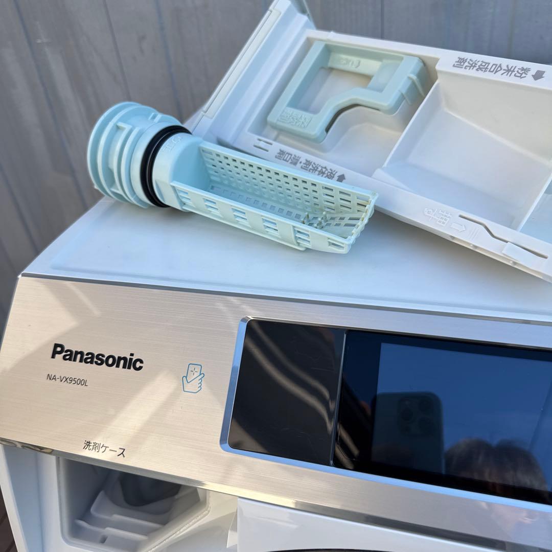 送料込 Panasonic ドラム式洗濯乾燥機10kg/6kg インテリアドラム