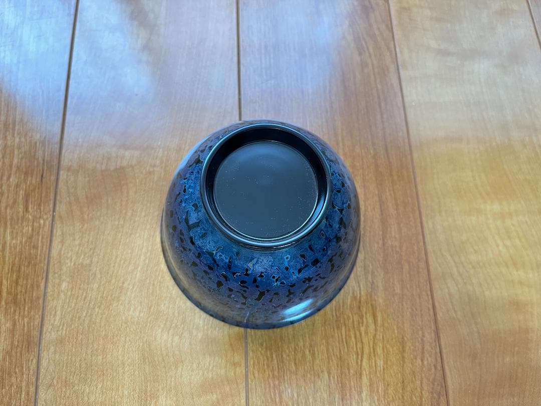 【最終価格】津軽塗 お椀 箱付き ロイヤルブルー 変わり塗り【希少・新品】