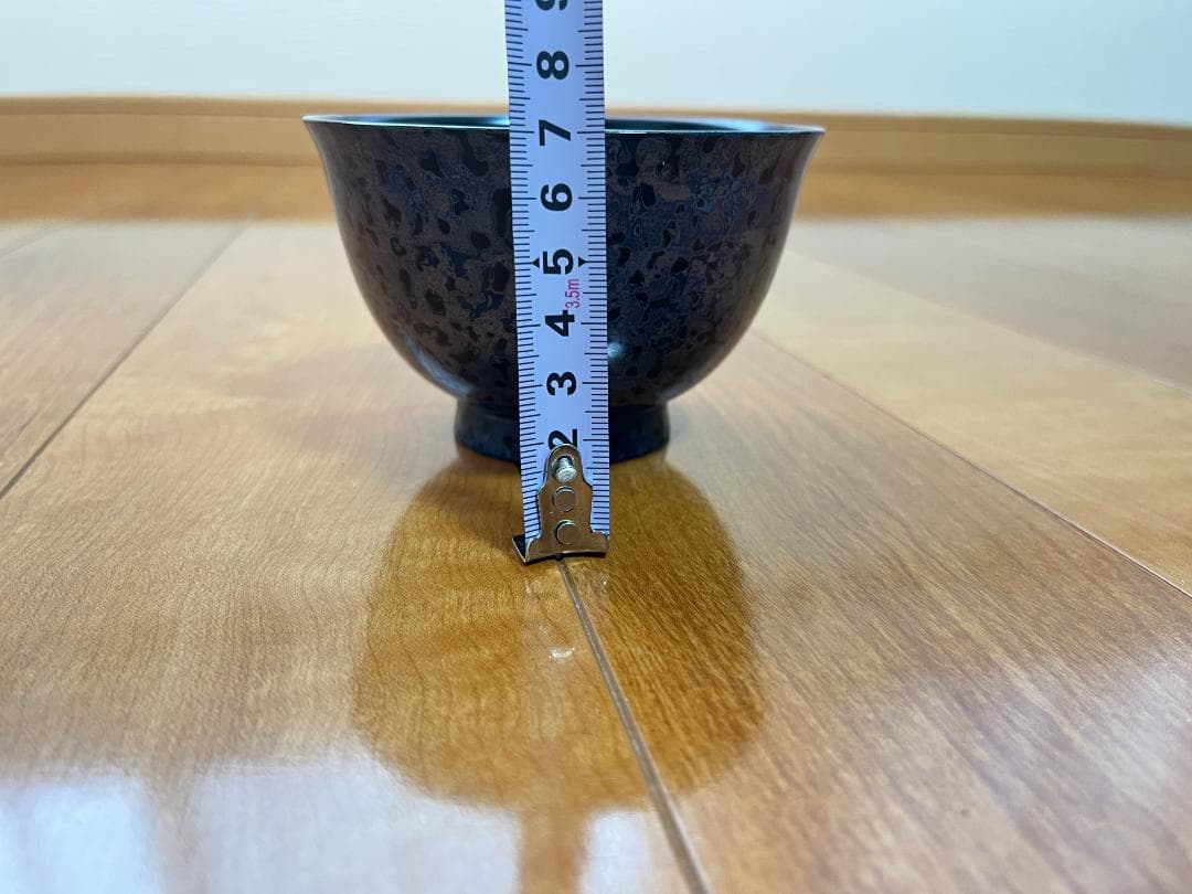 【最終価格】津軽塗 お椀 箱付き ロイヤルブルー 変わり塗り【希少・新品】