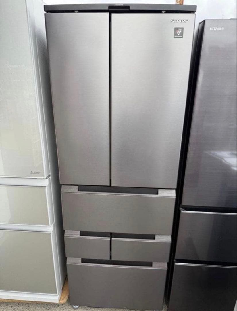【高年式】2022年式 457L SHARP冷蔵庫 SJ-MF46J-H