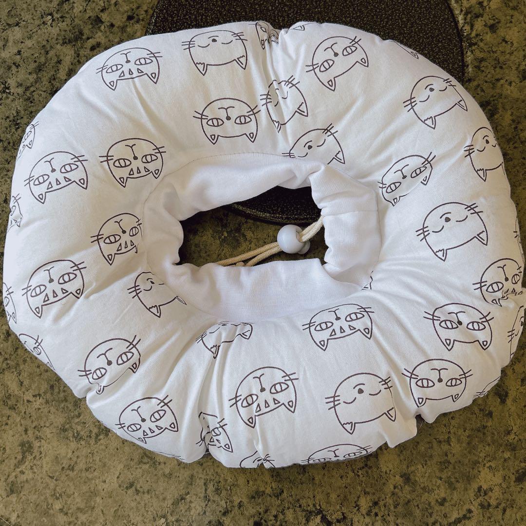 エリザベスカラー 猫用 犬用 グレー 首周り 10cm 犬傷舐め防止 柔らかい