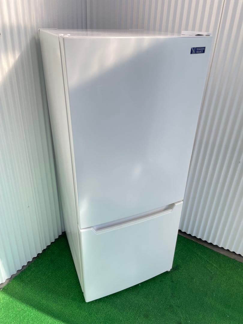 895 ヤマダセレクト 2ドア冷蔵庫 右開き ホワイト 一人暮らし 単身 新生活